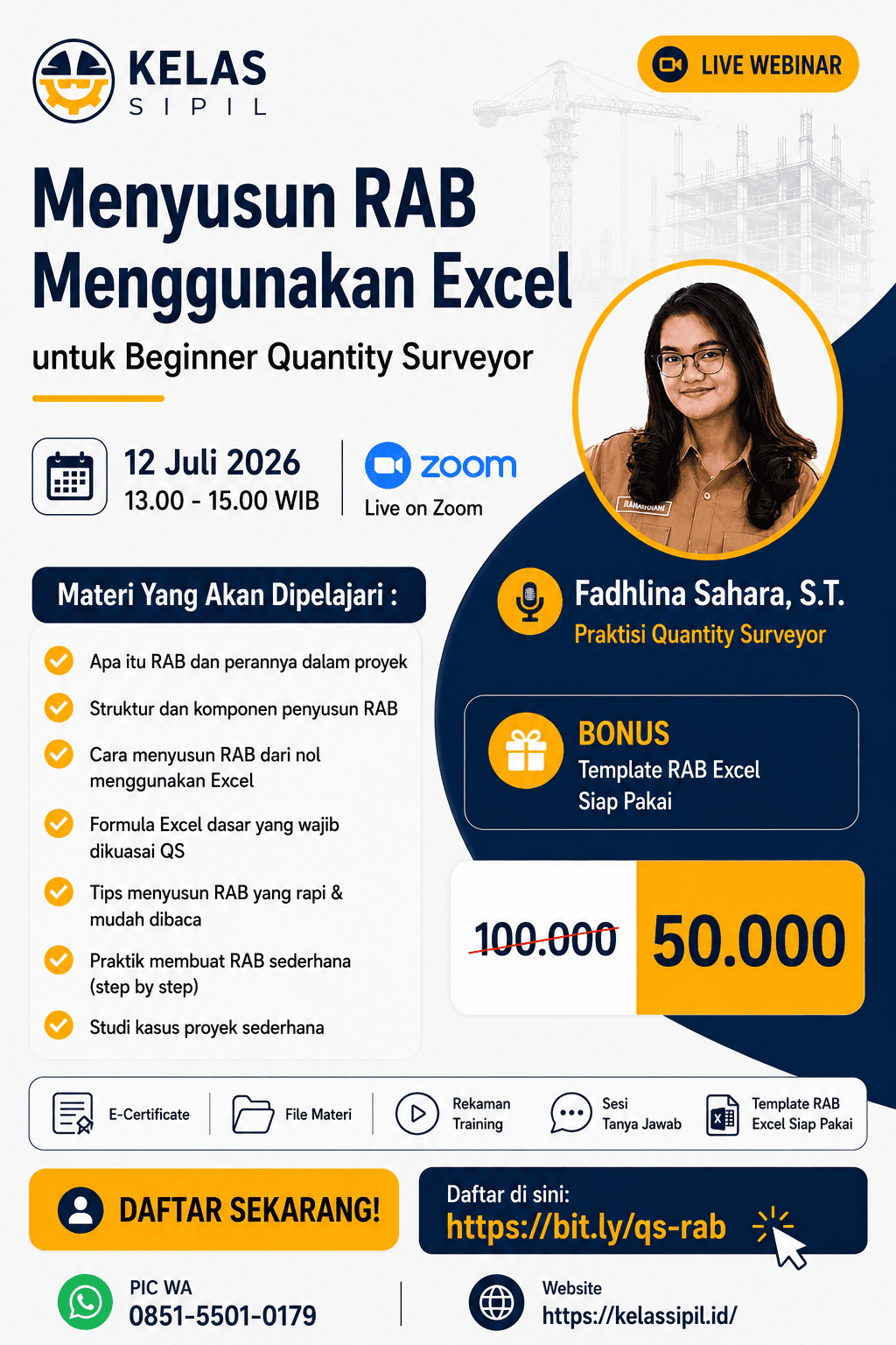 Menyusun RAB Menggunakan Excel untuk Beginner Quantity Surveyor