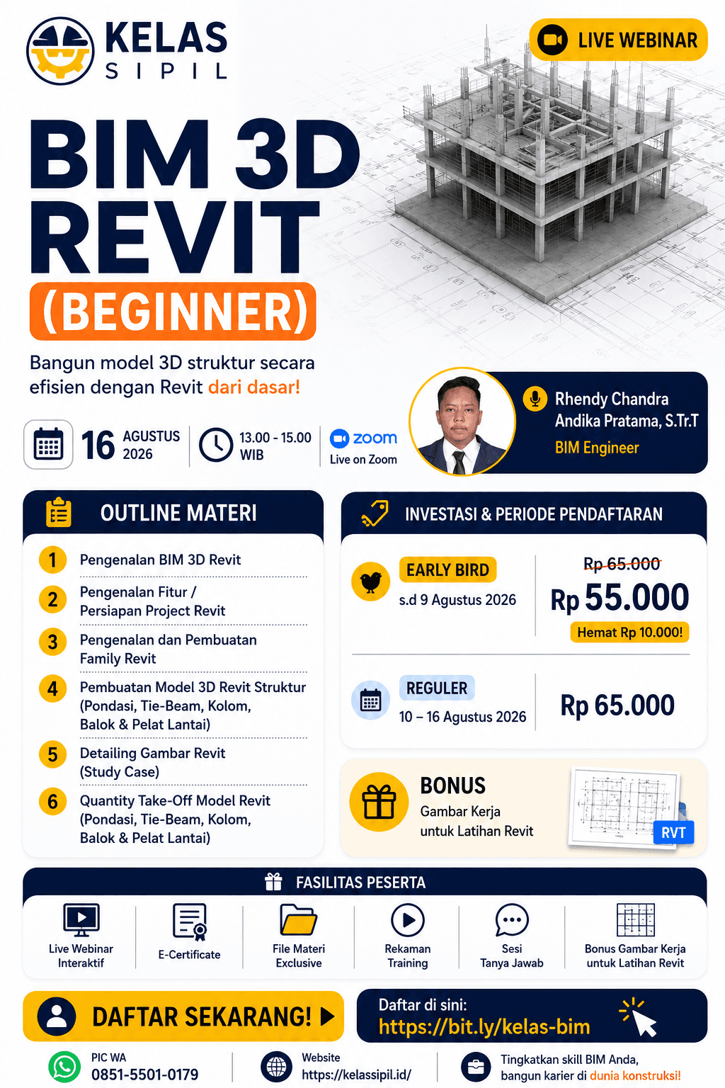 BIM 3D Revit untuk Beginner